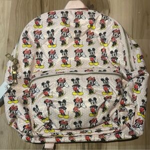 Stoney Clover Lane Mickey and Minnie Mouse Backpack